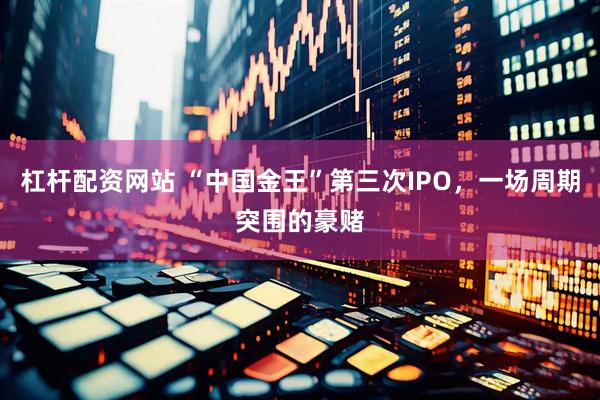 杠杆配资网站 “中国金王”第三次IPO，一场周期突围的豪赌